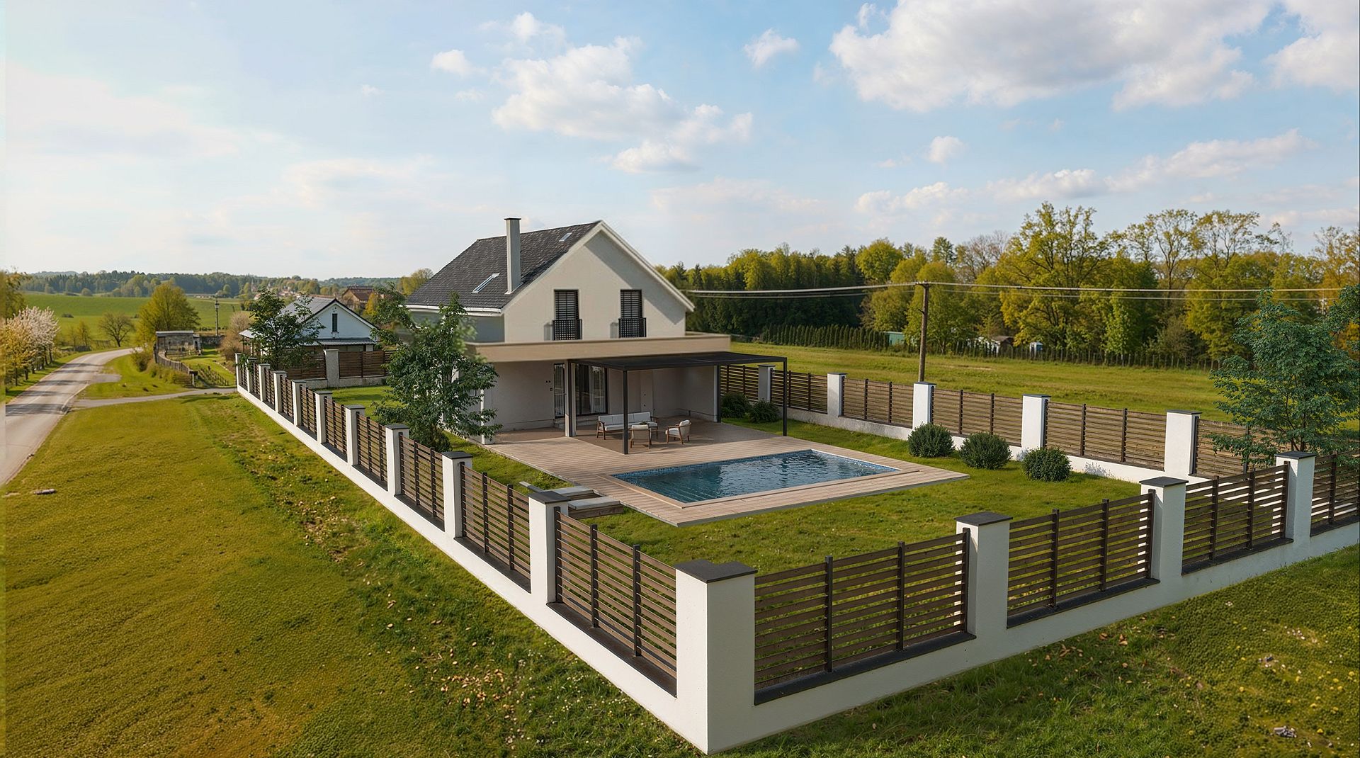 Pozemek s projektem a stavebním povolením