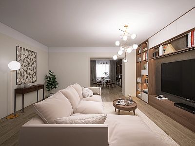 Basement family house with attic