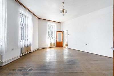 Basement family house with attic