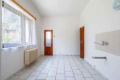 Basement family house with attic