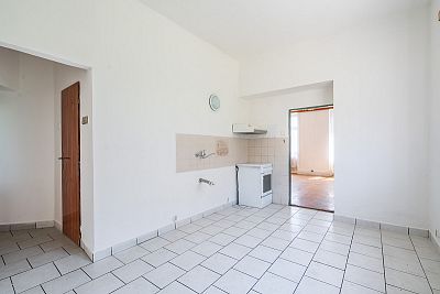 Basement family house with attic