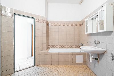 Basement family house with attic