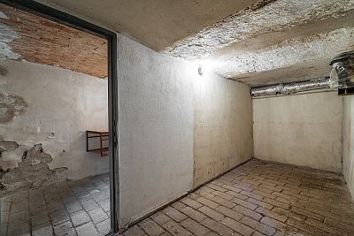 Basement family house with attic