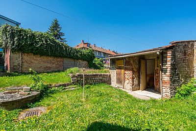 Basement family house with attic