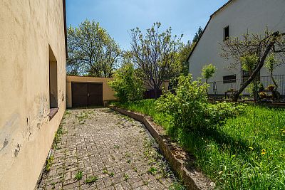 Basement family house with attic