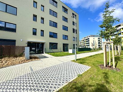 Beautiful new building 1+kk for rent