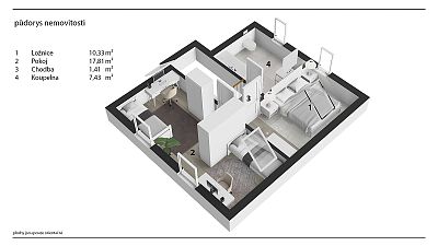 Family house with a view of Kunětice Mountain