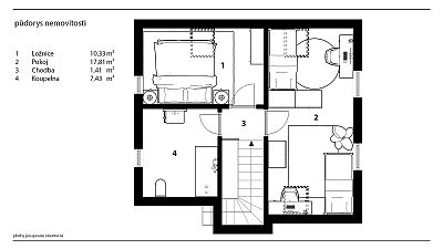 Family house with a view of Kunětice Mountain