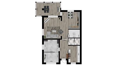 For sale family house with garage and winter garden 184 m²