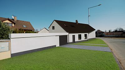 Land with project and building permit