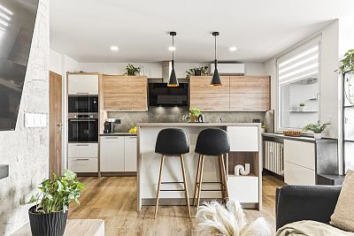 Moderní bydlení v posledním patře