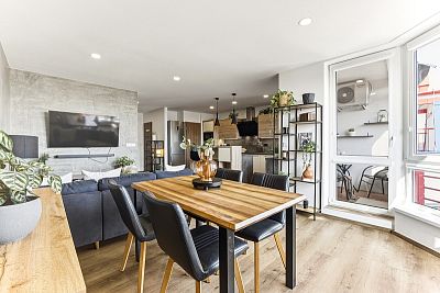 Moderní bydlení v posledním patře