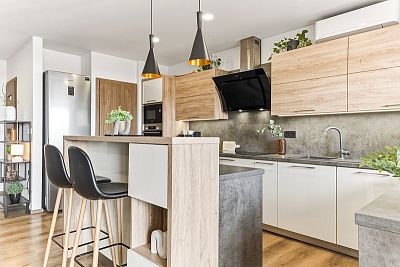 Moderní bydlení v posledním patře