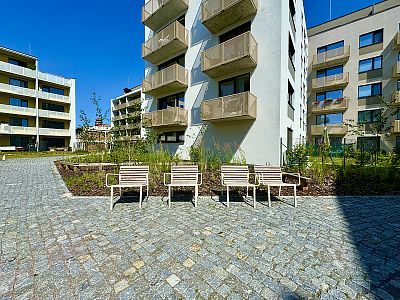 New apartment 1+kk with loggia for rent