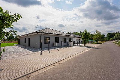 Novostavba s pozemkem 413 m² k pronájmu