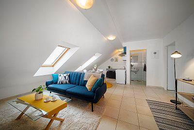 Prodej podkrovního bytu 2+kk 71 m²