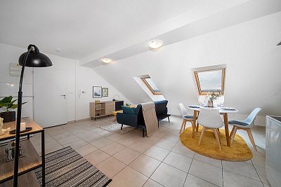 Prodej podkrovního bytu 2+kk 71 m²