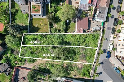 Prodej stavebního pozemku 406 m²