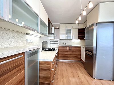 Pronájem bytu 3+kk 81 m² s lodžií, sklepem a výtahem