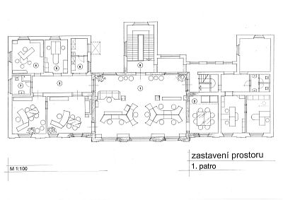 Reprezentativní kanceláře s recepcí
